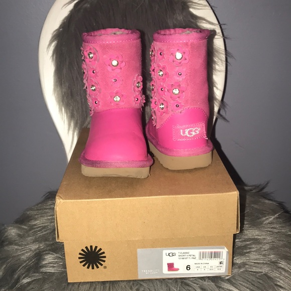 UGG Other - UGGS - Leather & Suede pink Petal boots
